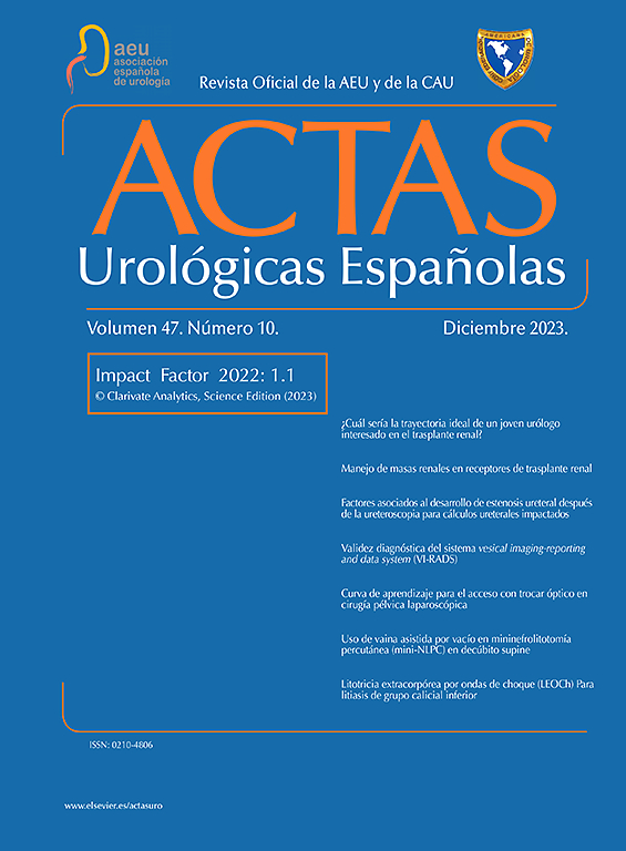 Go to journal home page - Actas Urológicas Españolas